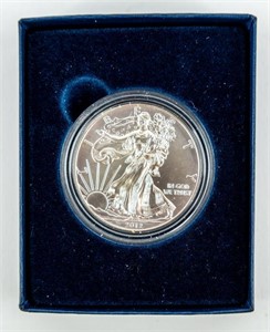 Coin 2012 Unc Burnished Silver Eagle