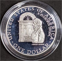 1992 White House Commemorative Proof Silver dollar