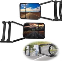 GKmow Rearview Mirror  Clip-on  Universal (Black)