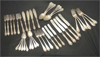 Antique German 800 silver part cutlery set