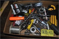 screwdrivers, allen wrenches, pliers, wd40,