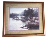 Framed Stag Deer Print