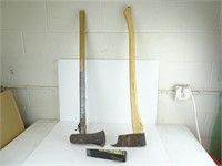 Axes and a Wood Splitting Wedge