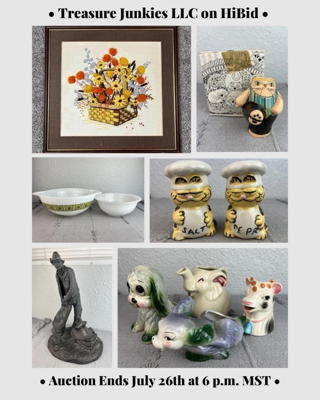 Native American, Vintage Holiday, Collectibles, and More