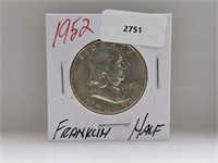1952 90% Silv Franklin Half $1 Dollar