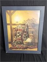 Doug Knutson Vintage Grandma's Quilt Signed Print