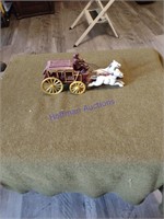 Cast iron stagecoach