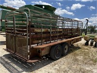 LL2- 20' Tandem Axle Gooseneck Livestock Trailer