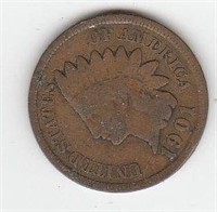 1901 US Indian Head Copper Penny
