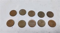 1967 Segal pennies lot