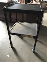 Rolling Cart w/ electrical outlet and cord