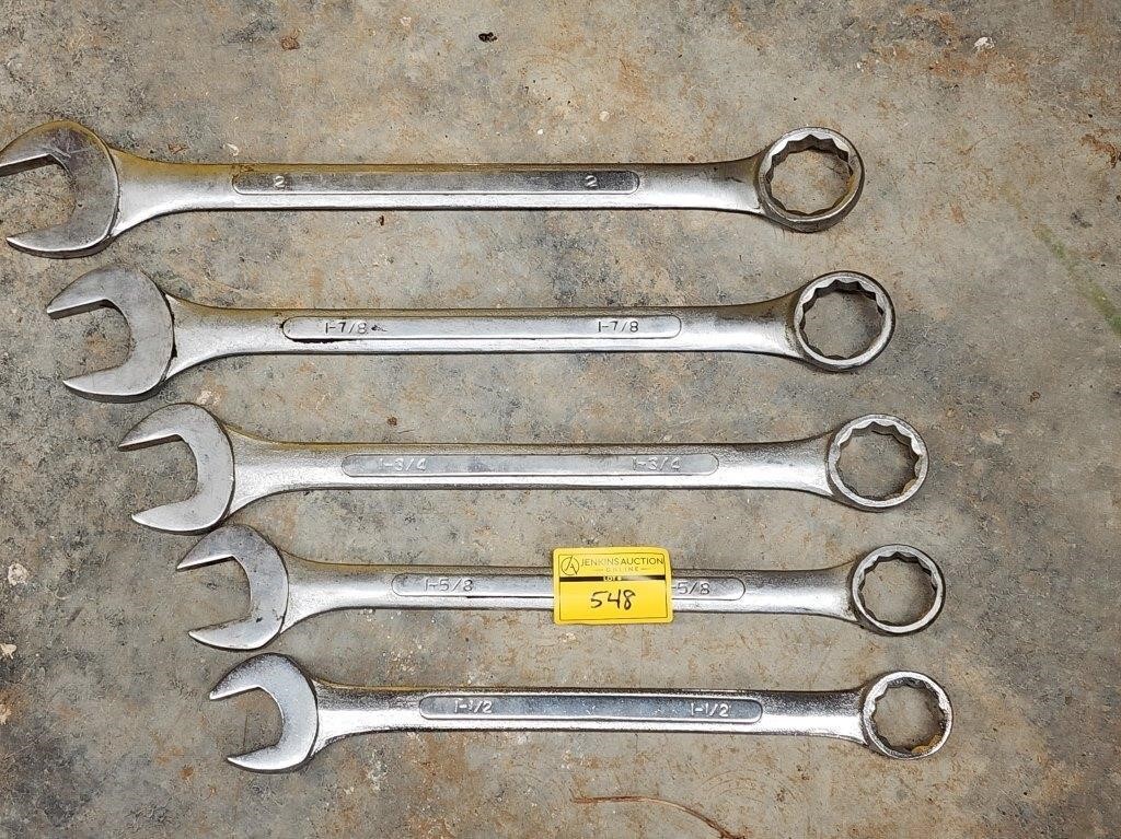 5 Piece Large Wrench Set