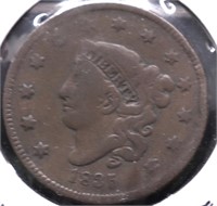 1835 LARGE CENT F