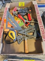 WIRE WHEEL, BOSTITCH SLAP STAPLER, CHALK BOX,