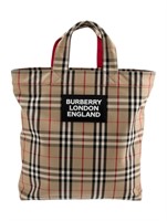 Burberry Nova Check Tote Bag