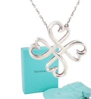 Tiffany & Co. Loving Heart Clover Necklace