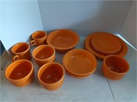 13 pcs Fiesta dinnerware