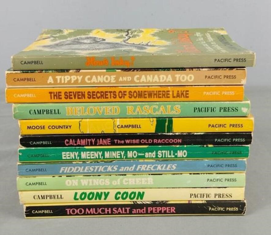 11 Pc Vintage Childrens Books By Sam Campbell