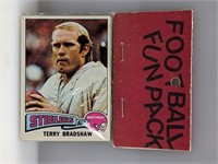 1975 Football Fun Pack Terry Bradshaw Mel Blount