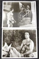 Two Steve Reeves pubicity still from movies