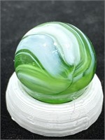 Electric green slag marble 19/32” M-