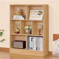 LEYAOYAO 7 Cube Bookshelf  3-Tier