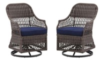 Allen + Roth - Swivel Patio Chairs (In Box)