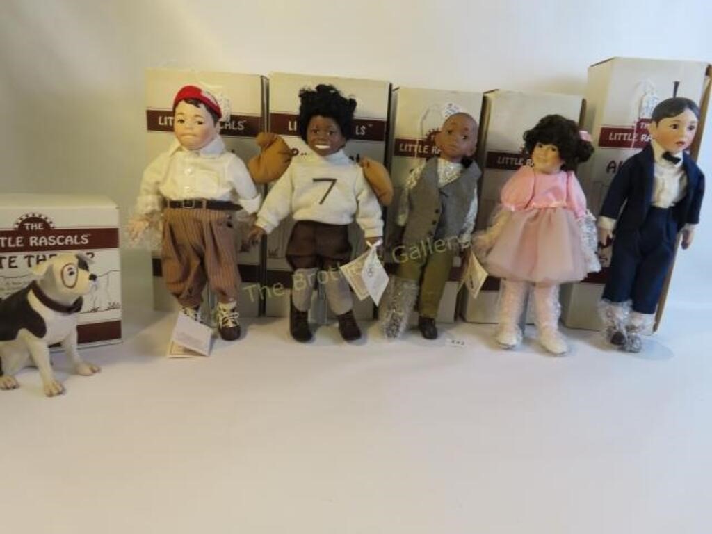 Little Rascals Porcelain Dolls by the Hamilton