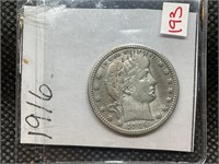 1916 BARBER QUARTER