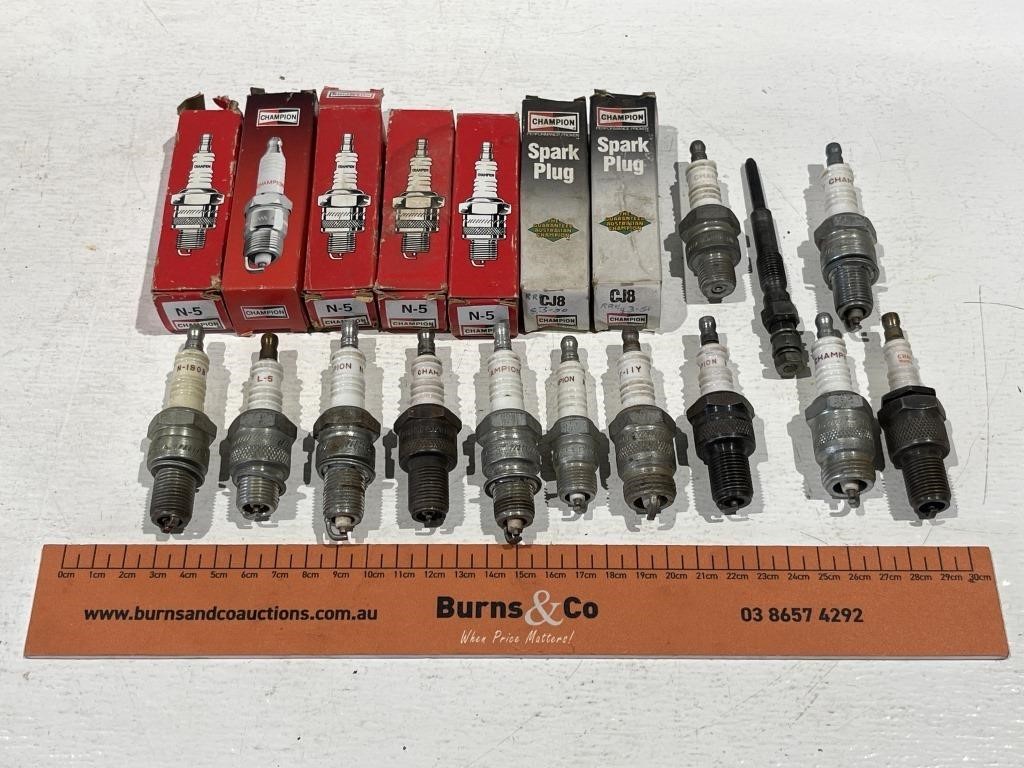 Assorted Spark Plugs Inc. CHAMPION