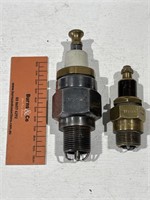 2 x Vintage Spark Plugs