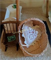 Doll Cradle, Doll Chair, Bassinet. 2nd Floor