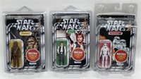 (3) 2018 Kenner Star Wars Retro Collection Action