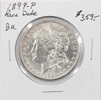 1899-P BU Morgan Silver Dollar Coin Rare Date