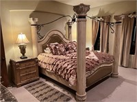 Stunning Roman Bed Queen Size Frame Only