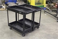 (2) Rolling Carts Approx 29"x15"x30"
