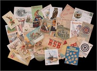 Victorian Trade Cards Depicting Animals & Products
