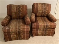 Pair of upholstered side chairs