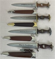 Assortment of WW2 German SA Daggers