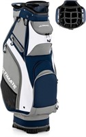 Tangkula 11”Golf Cart Bag with 14 Way Top Dividers