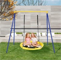 Costway Metal A-Frame Swing Stand Only