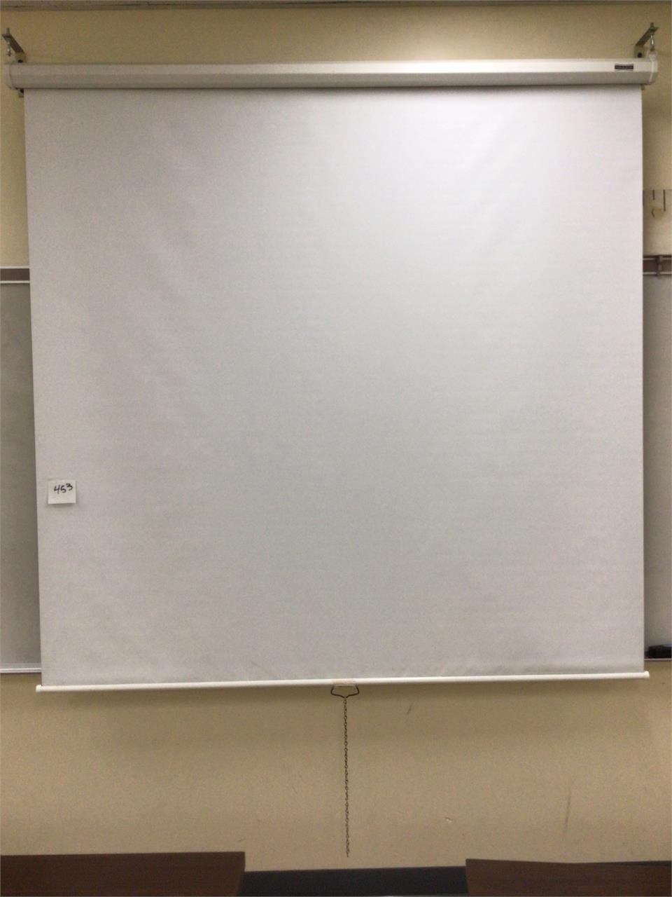 Retractable Projector Screen pull down projection