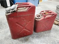 2-Army Gas Cans--1 smaller