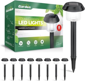 Signature Solar Garden Lights 8-Pack