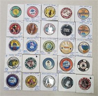 29 Sleeved Casino & Advertising Chips