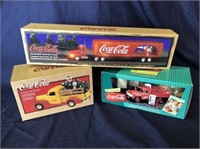LOT OF (3) COCA-COLA DELIVERY TRUCKS, INCLUDING