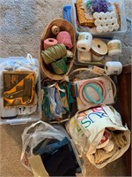 Craft Supplies-Yarn, Fabric, Cross Stitch