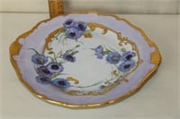 Gorgeous Hand Painted Serving Plate from Czech
