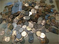 3 Lbs 2 oz Lincoln Cents ( approx 570 coins)