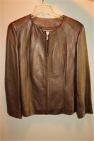 Ladies Leather Jacket Medium